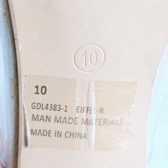 Fashion Nova Eiffel Heel Glass Slipper Transparent Silver Womens Sz 10 - Sh658.2 - Picture 8 of 9